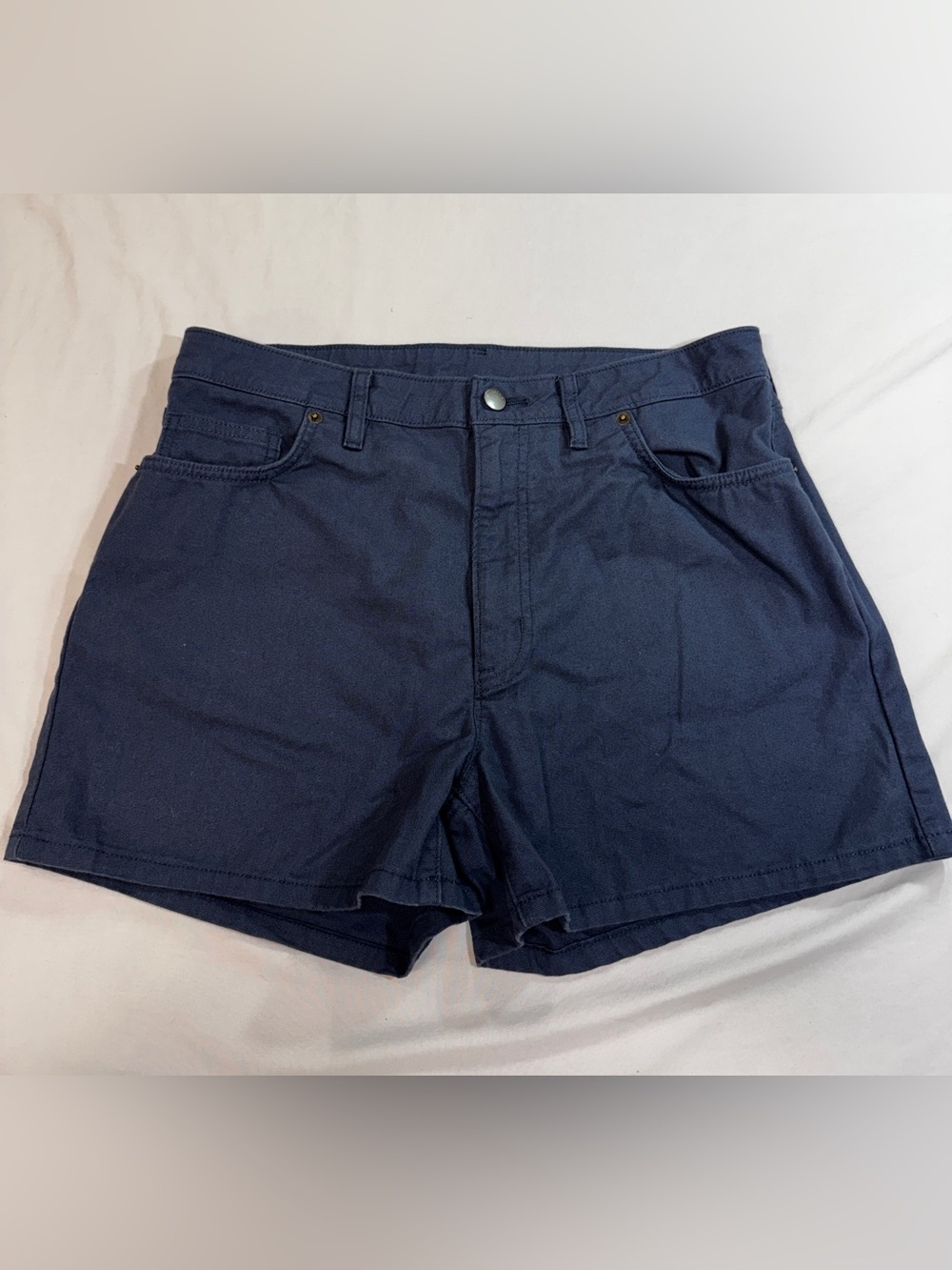Patagonia Classic Shorts Women's 12 Canvas Organic Cotton Navy Blue